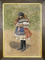 Obraz Joži Uprky - z majetlu GVU Hodonín