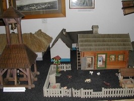 model ždánické vesničky