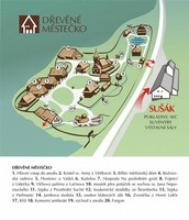Mapa Dřevěného městečka