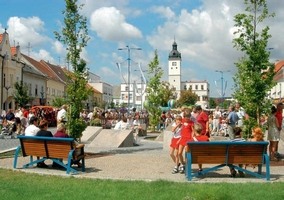 Masarykovo náměstí v Kyjově