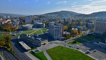 Pohled na náměstí Práce