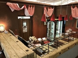 prodejna čokoládových pralinek