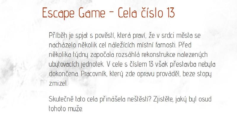 Escape 13 Valašské Meziříčí