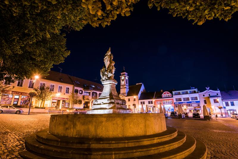 Kašna se sochou sv. Floriana