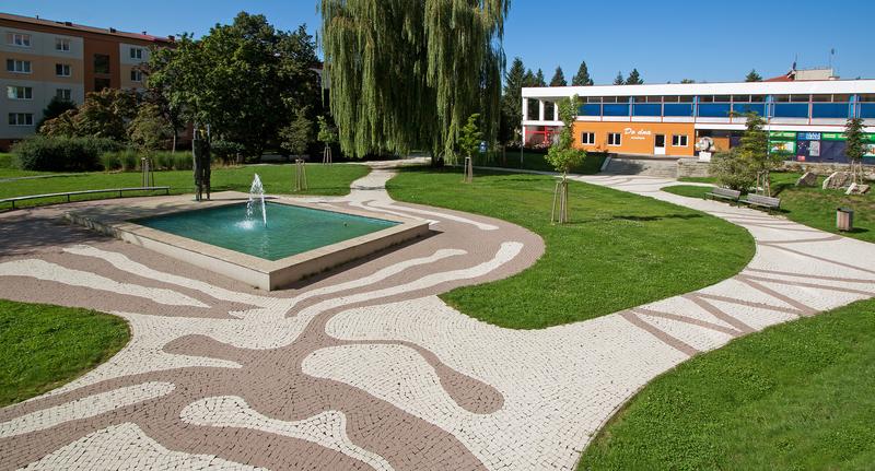 Kašna na Náměstí Republiky