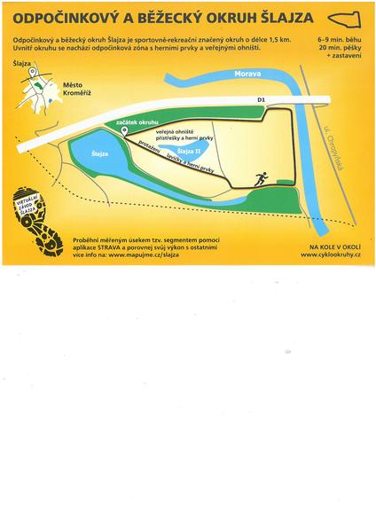 Odpočinkový a běžecký okruh Šlajza