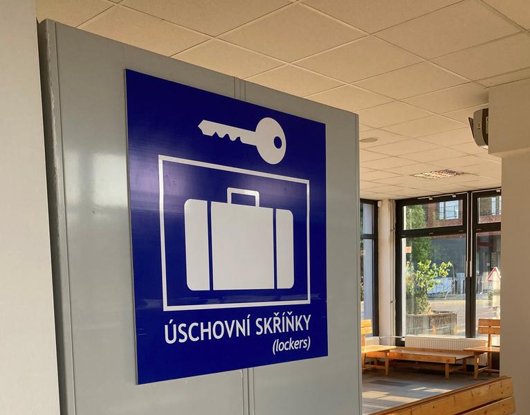 Úschovna zavazadel - skříňky