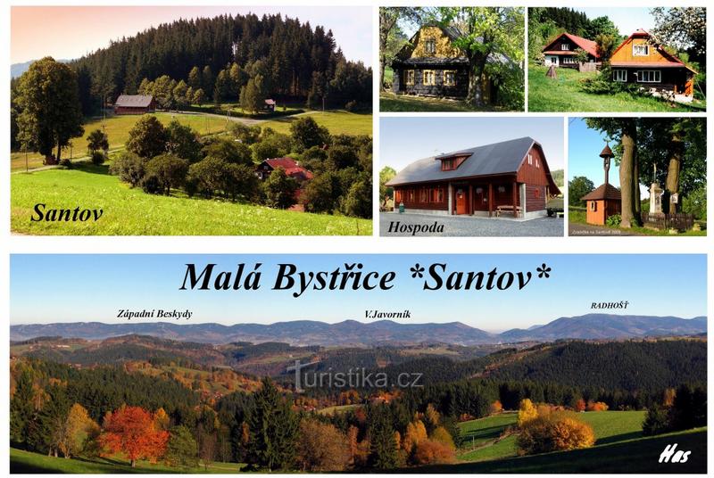 Okružní výlet přes Vsacký Cáb a Dušnou (Valašská Bystřice - Ptáčnice - Vsacký Cáb - Dušná - Santov - Val. Bystřice)