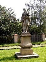 Březí – socha sv. Jana Nepomuckého