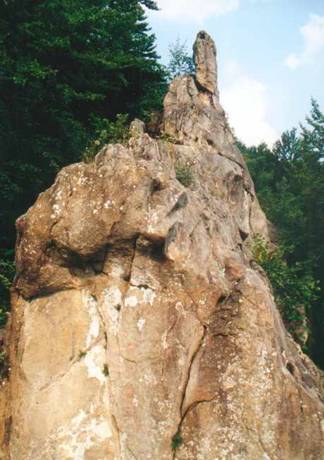 Valova skála - pískovec